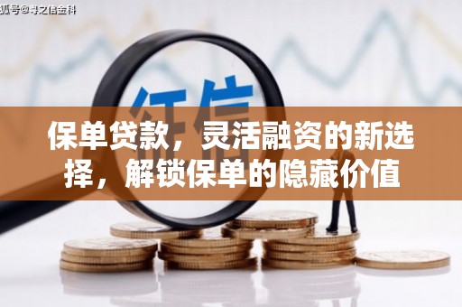 丰润保单贷款，灵活融资的新选择，解锁保单的隐藏价值