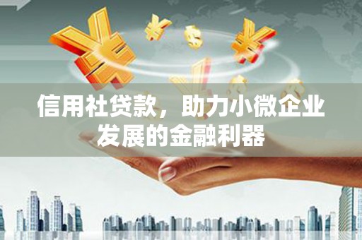 丰润信用社贷款，助力小微企业发展的金融利器