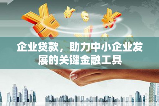 丰润企业贷款，助力中小企业发展的关键金融工具