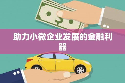 丰润助力小微企业发展的金融利器