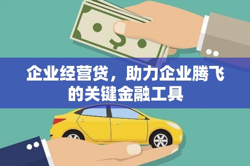 丰润企业经营贷，助力企业腾飞的关键金融工具