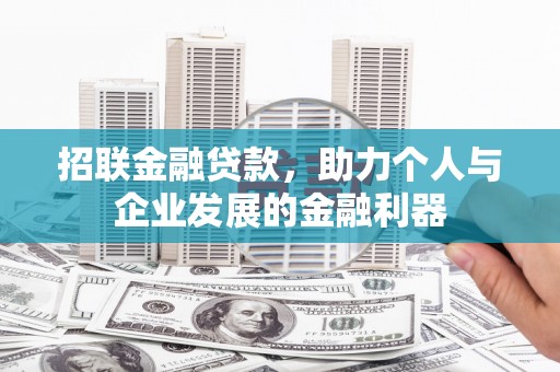 丰润招联金融贷款，助力个人与企业发展的金融利器