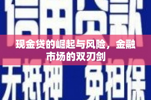 丰润现金贷的崛起与风险，金融市场的双刃剑