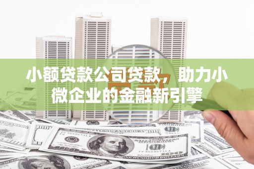丰润小额贷款公司贷款，助力小微企业的金融新引擎