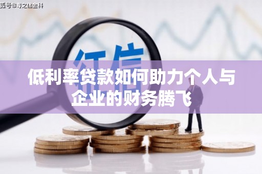 丰润低利率贷款如何助力个人与企业的财务腾飞