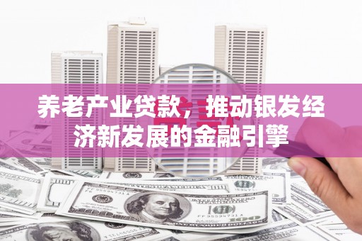 丰润养老产业贷款，推动银发经济新发展的金融引擎