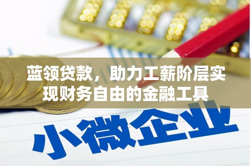 丰润蓝领贷款，助力工薪阶层实现财务自由的金融工具