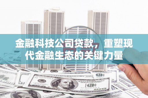 丰润金融科技公司贷款，重塑现代金融生态的关键力量