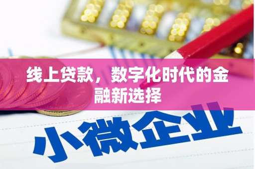 丰润线上贷款，数字化时代的金融新选择