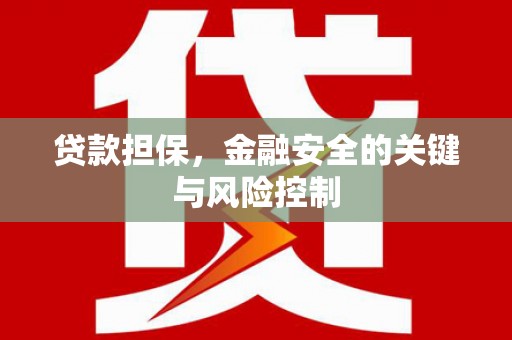 丰润贷款担保，金融安全的关键与风险控制