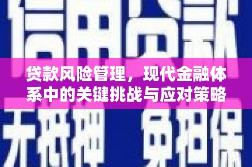 丰润贷款风险管理，现代金融体系中的关键挑战与应对策略