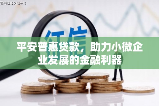 丰润平安普惠贷款，助力小微企业发展的金融利器